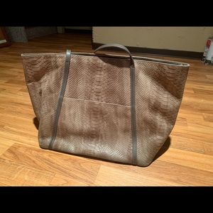 GiGi New York Teddie Tote in espresso brown